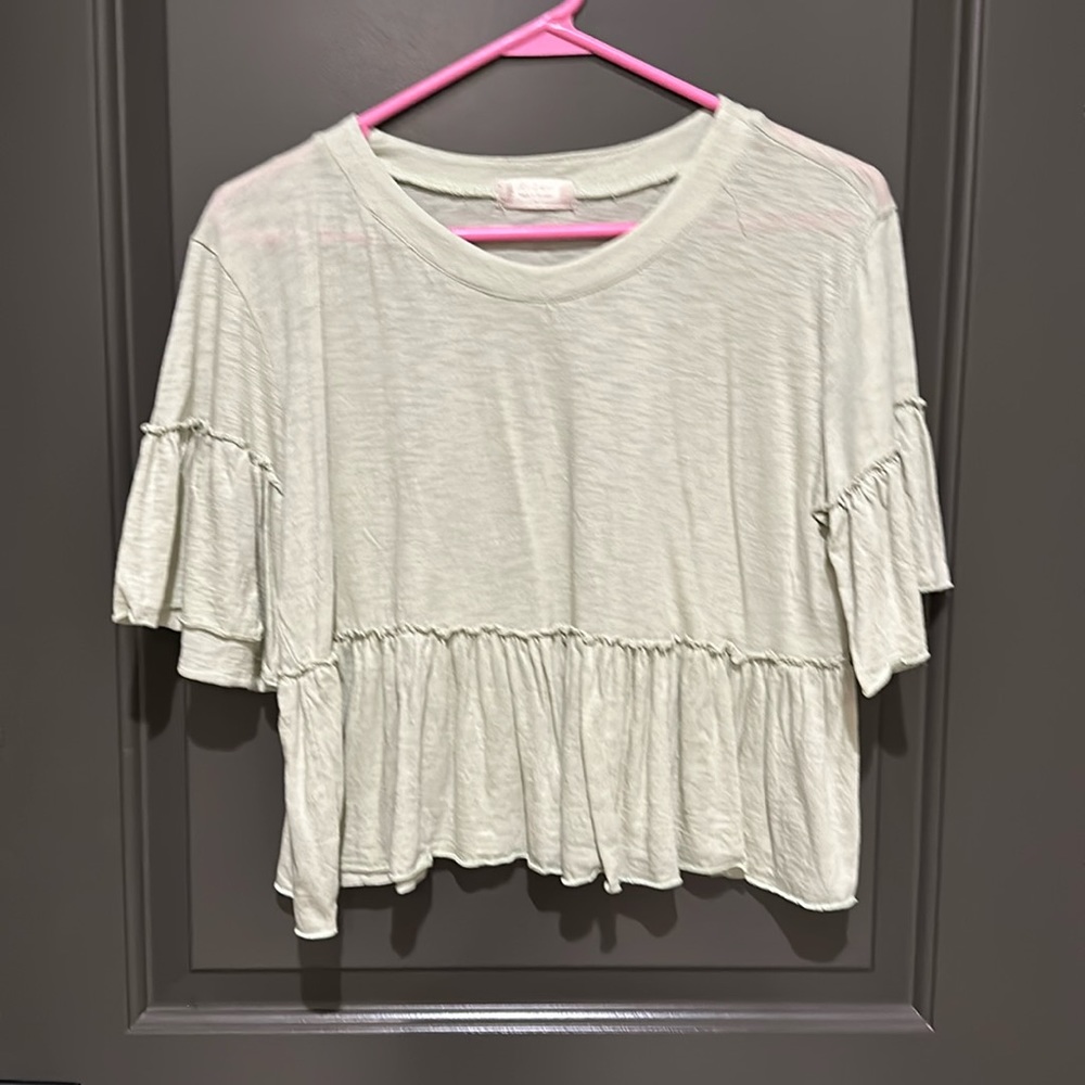 Womens altard state green blouse